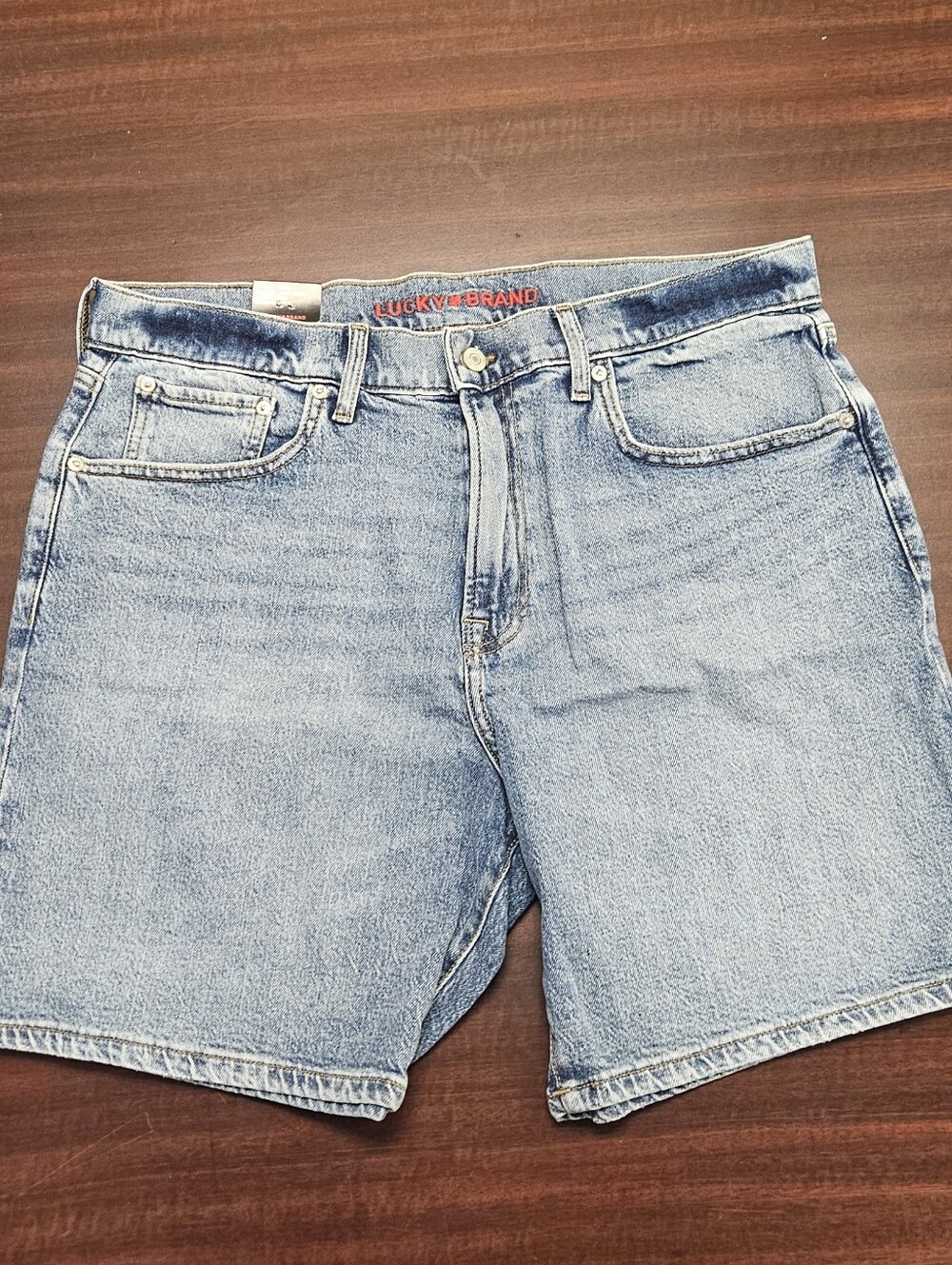 Lucky Brand Men's Light Blue Denim Shorts 34